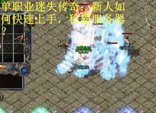 单职业迷失传奇：新人如何快速上手，称霸服务器？