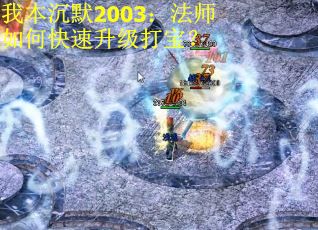 我本沉默2003：法师如何快速升级打宝？