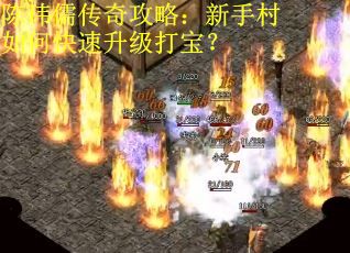 陈玮儒传奇攻略：新手村如何快速升级打宝？