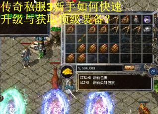 传奇私服3新手如何快速升级与获取顶级装备？