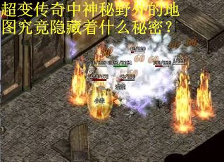 超变传奇中神秘野外的地图究竟隐藏着什么秘密？